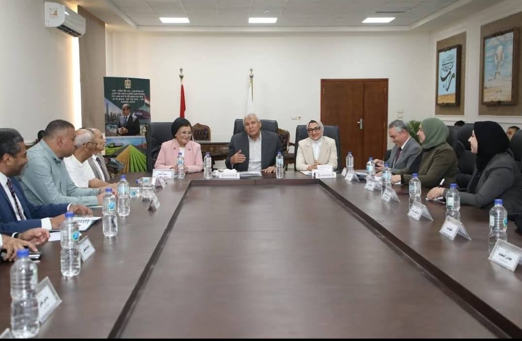 الاجتماع الدوري لفرع المجلس القومي للسكان الوادي الجديد