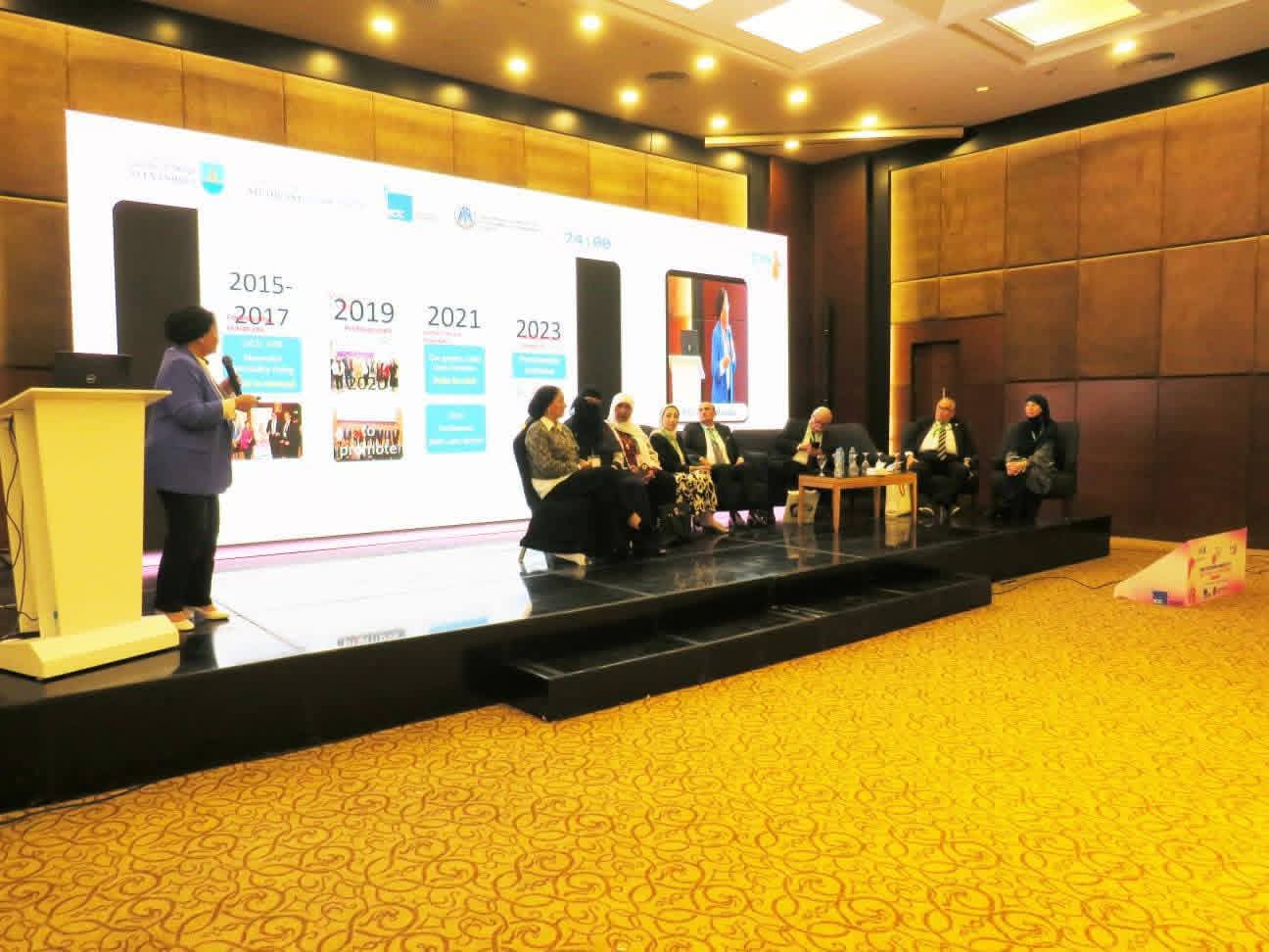 نائب وزير الصحة تشارك في المؤتمر الدولي الـ39 للنساء والتوليد بجامعة الإسكندرية